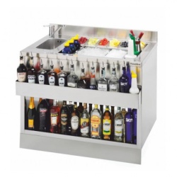 Stație bar de cocktail varianta mică, 1200x700x900h mm