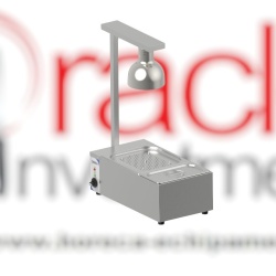 Stație de menținut la cald cu Bain Marie și lampă cu infraroșu, Casselin - Img 3