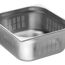 Tavă de inox (perforată) GN2/3 h 150 mm - Img 4