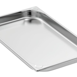 Tavă de inox (suprafață mată) GN1/1 h 40 mm - Img 4