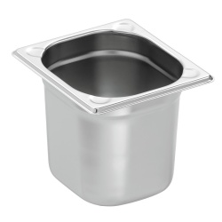 Tavă de inox (suprafață mată) GN1/6 h150 mm - Img 4