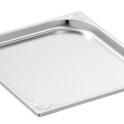 Tavă de inox (suprafață mată) GN2/3 h 20 mm - Img 3