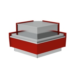 Tejghea pentru casă de marcat 1205x863 mm, patiserie, cofetărie sau brutărie Infrico - Img 3