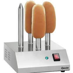 Toaster hotdog cu 4 țepuse pentru pâine - Img 3