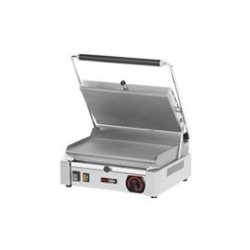 Toaster panini cu mecanism prin apasare pe placi netede