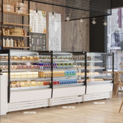 Vitrină caldă de expunere cofetărie/patiserie/magazin AMBAR, 1250x810x1300 mm Infrico - Img 8