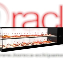 Vitrină frigorifică cu 1 raft, 1680x380x460 mm, Sayl