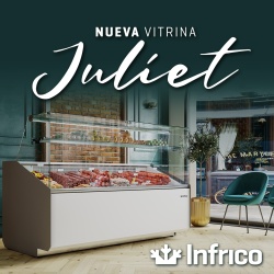 Vitrină frigorifică de expunere, color 1256x1323 mm, Infrico - Img 5