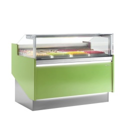 Vitrină frigorifică de expunere, inox 1250x1060 mm, patiserie, cofetărie sau brutărie Infrico - Img 5