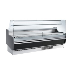 Vitrină frigorifică de expunere inox, 1310x1300 mm, Infrico - Img 4