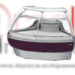 Vitrină frigorifică modulară de expunere, fără depozitare, inox, 1326x1290 mm, incorporabilă, Infrico