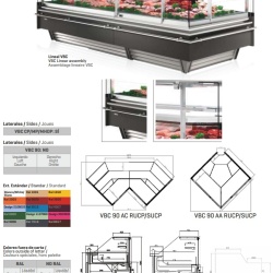 Vitrină frigorifică modulară de expunere, inox 1470x1290 mm, incorporabilă, Infrico - Img 6