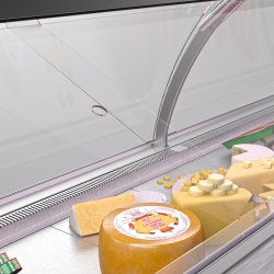 Vitrină frigorifică pentru carne sau lactate BASIA NEO, 258 cm - Img 10