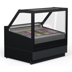Vitrină frigorifică pentru înghețată CUBE 2 DEEP ICE, 14 cuve 165x360 mm - Img 4