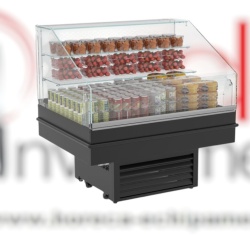 Vitrină frigorifică tip insulă, 1250x1300 mm, magazin sau supermarket, Infrico