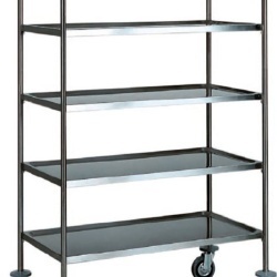 Cărucior inox, 5 polițe - Img 2