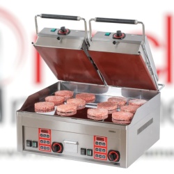 Contact grill automat electric dublu, pentru Steak și Burgeri, Casselin