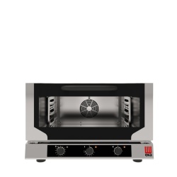 Cuptor electric cu convecție 3 tăvi GN1/1 electromecanic, abur direct Eka Italia - Img 4