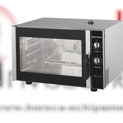 Cuptor electric cu convecție, electromecanic, 4 tăvi GN1/1 sau 600x400mm, Verso Basic Inoxtrend