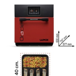 Cuptor electric rapid Oracle XL modelamplificat model ORACRBXL, culoare roșu - Img 14