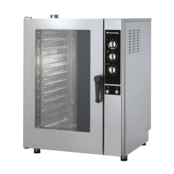 Cuptor pe gaz combisteamer 11 tăvi GN1/1, electromecanic, Professional Inoxtrend - Img 7