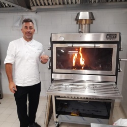Cuptor pentru steak pe cărbuni, deschidere verticală, Pira 90 LUX ED - Img 7
