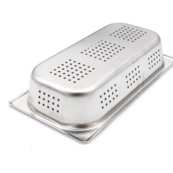 Cuvă GN 1/3 inox perforată 65 mm - Img 4