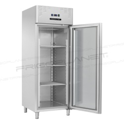 Dulap congelare din inox cu ușă sticlă, 650 litri, Amitek - Img 7
