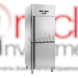 Dulap frigorific cu congelator din inox, 225+225 litri, -2/+8°C, -18/-22°C, Amitek