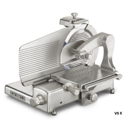 Feliator vertical cu tavă pentru mezeluri, carne, 370 mm Minerva Omega - Img 2