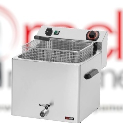Friteuză electrică 11 Litri cu supapă pentru scurgerea uleiului, 400V