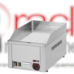 Fry top electric cromat cu suprafață striată
