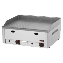 Fry top pe gaz cu suprafață netedă/ striată - Img 2
