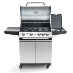 Gratar de exterior cu capac si termometru 1330(707)x515x1140 mm - Img 2
