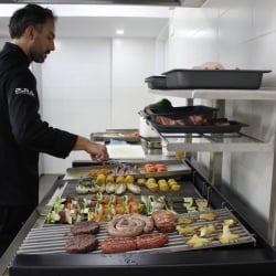 Grătar profesional Barbeque pentru Steak pe cărbuni, PIRA BBQ M150 - Img 8