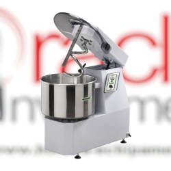 Malaxor cu spirală, cap rabatabil și cuvă fixă 25 kg, Fimar