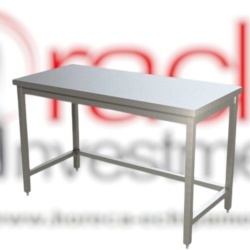 Masă de lucru din inox, 160 cm
