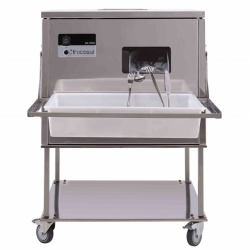 Mașină de lustruit și sterilizat tacâmuri 7000 buc/oră, FRUCOSOL SH7000 - Img 5