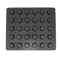 Matriță pentru mașina de tarte, 44/32 mm, 30 forme rotunde - Img 3