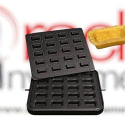 Placă pentru aparatul de tarte, 20 forme rectangulare 65x42 mm