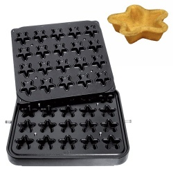 Placă pentru aparatul de tarte, 20 forme stea 62 mm - Img 2