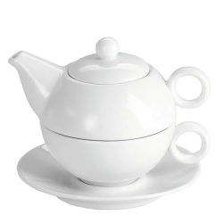 Set de ceai 250 ml, 12 bucăți Ceainic de porțelan - Img 2