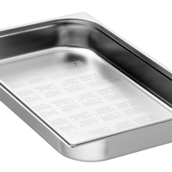 Tavă de inox (perforată) GN1/1 h 65 mm - Img 4