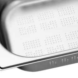 Tavă de inox (perforată) GN1/2 h 100 mm - Img 4