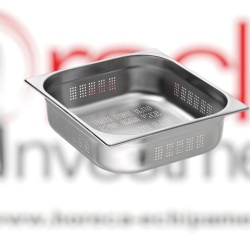 Tavă de inox (perforată) GN2/3 h 100 mm