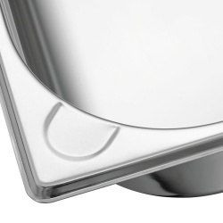 Tavă de inox (suprafață mată) GN1/1 h 100 mm - Img 3