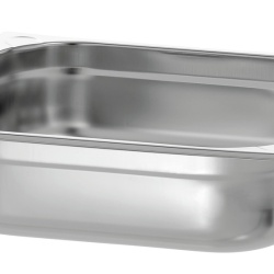 Tavă de inox (suprafață mată) GN2/3 h 100 mm - Img 2