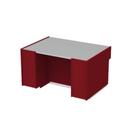 Tejghea pentru casă de marcat 1290x863 mm, Infrico - Img 4