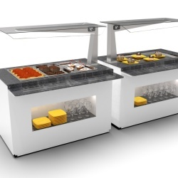 Vitrină caldă de expunere, SAYL Buffet BUF65A +80ºC - Img 7