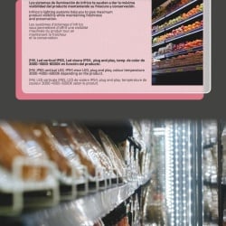 Vitrină de congelare mixtă 1250x2000 mm, plug in de expunere magazin sau supermarket, Infrico - Img 3